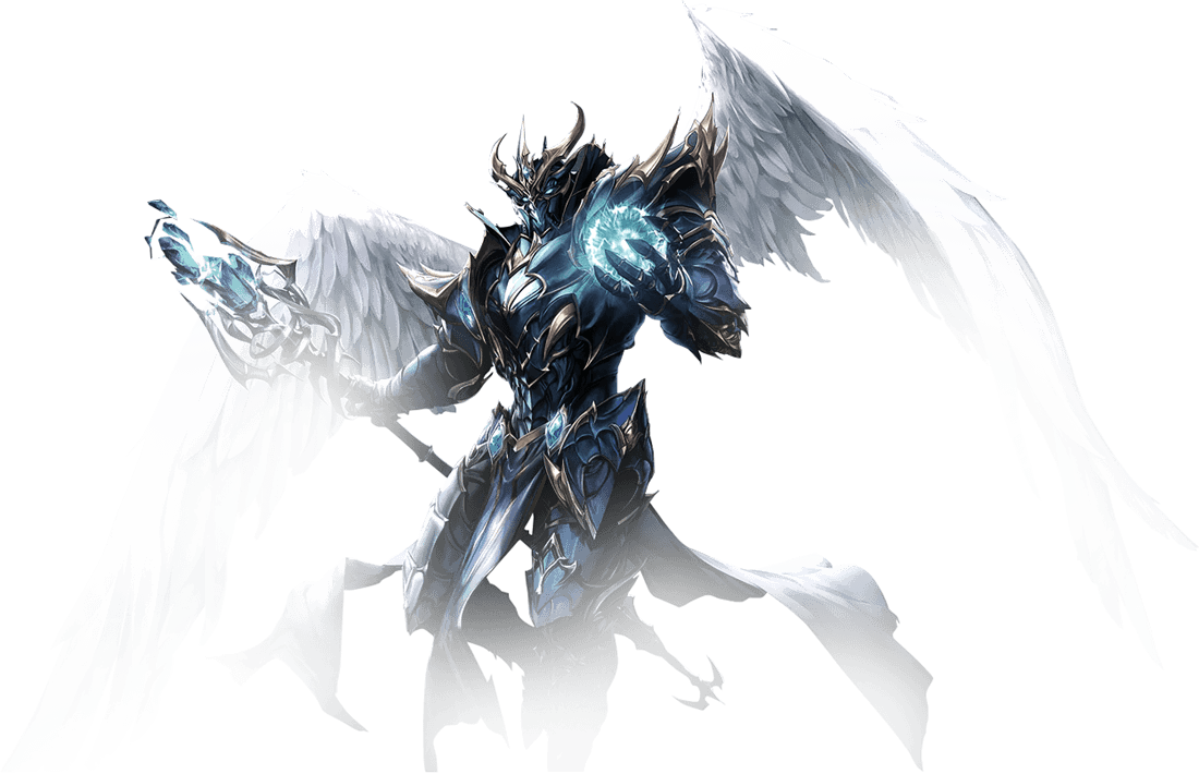 Personagem do modelo Dark, tema dark-blue
